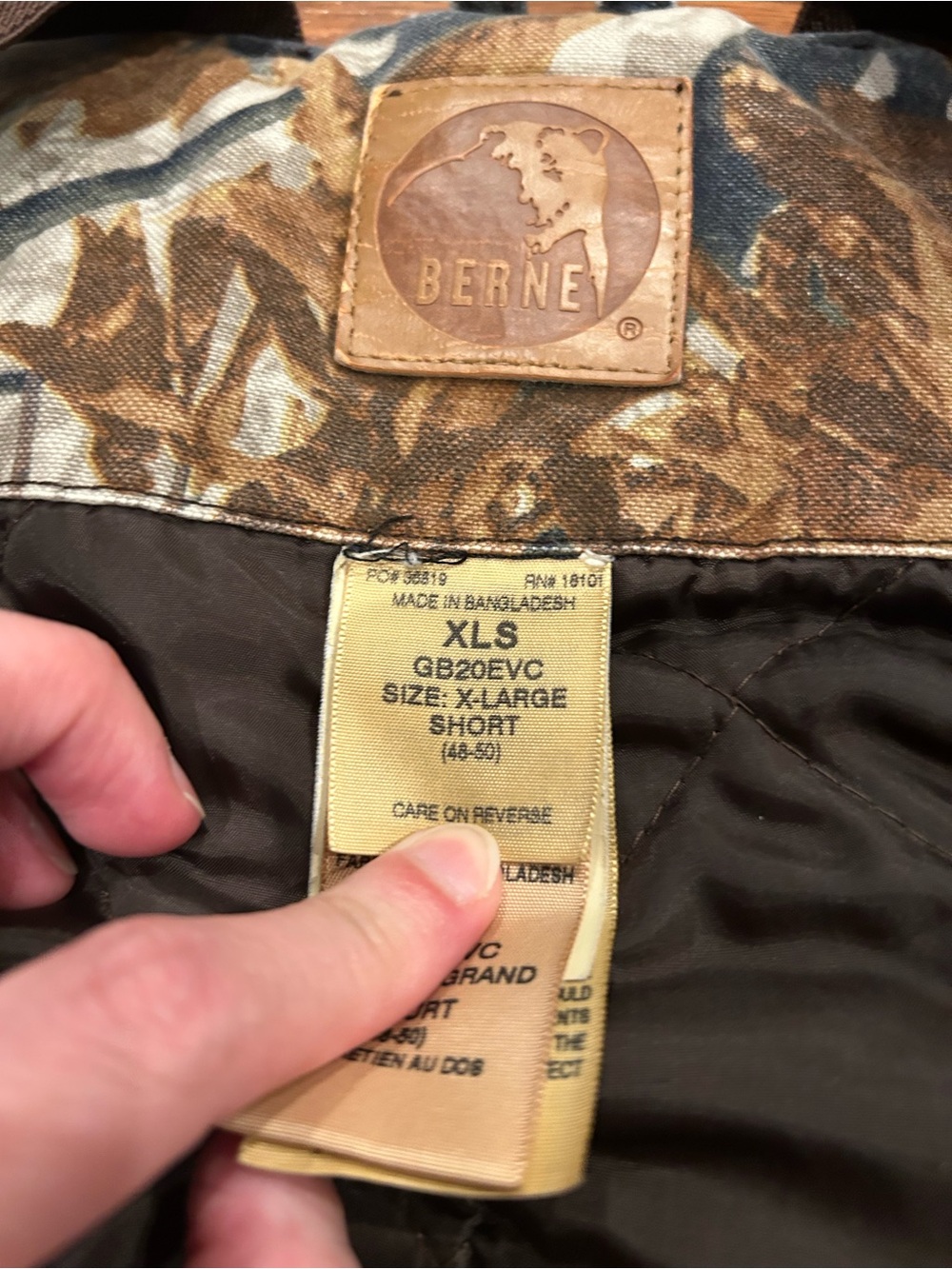 Berne Apparel Camo Insulated Hunting Bib Overalls X-large Short Zip XL Pockets - Picture 8 of 11